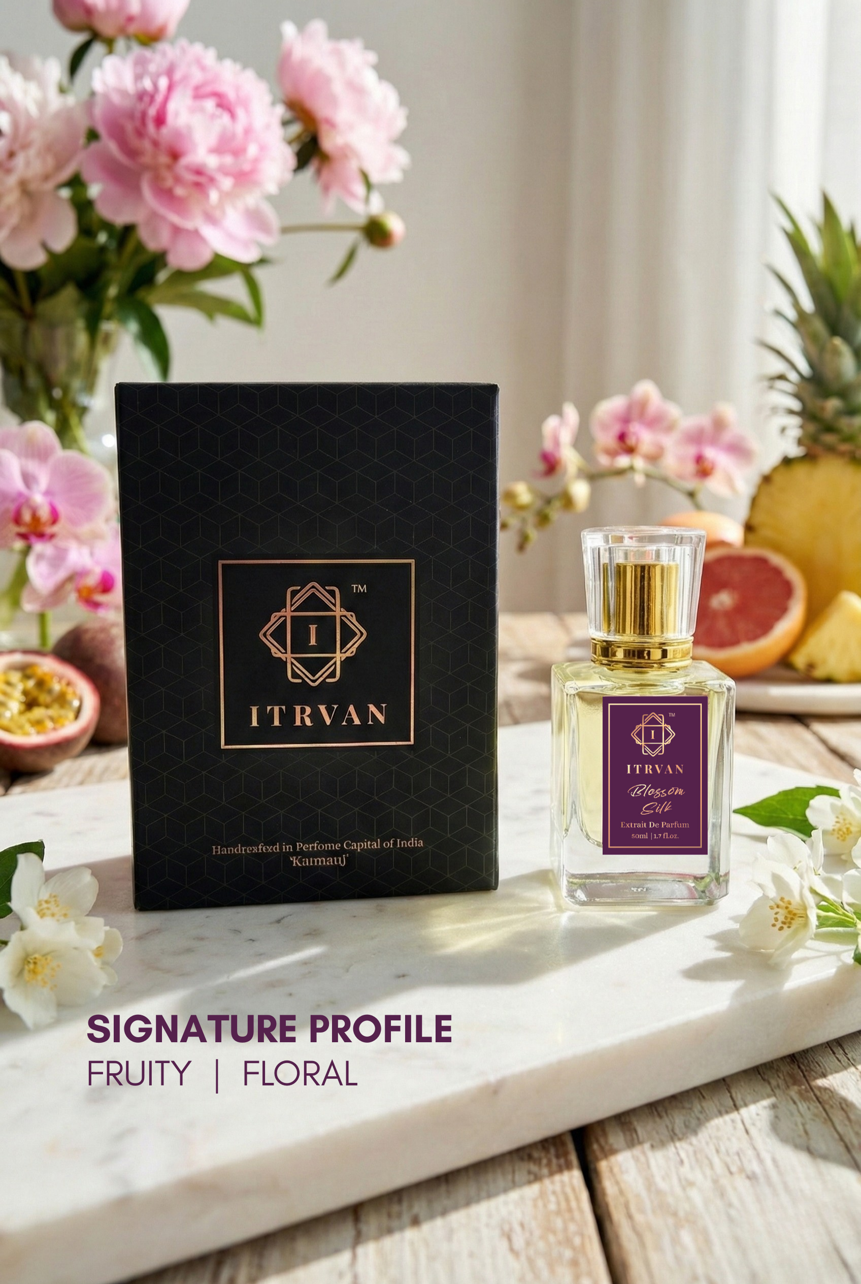 Blossom Silk – Extrait De Parfum Itrvan Perfumes
