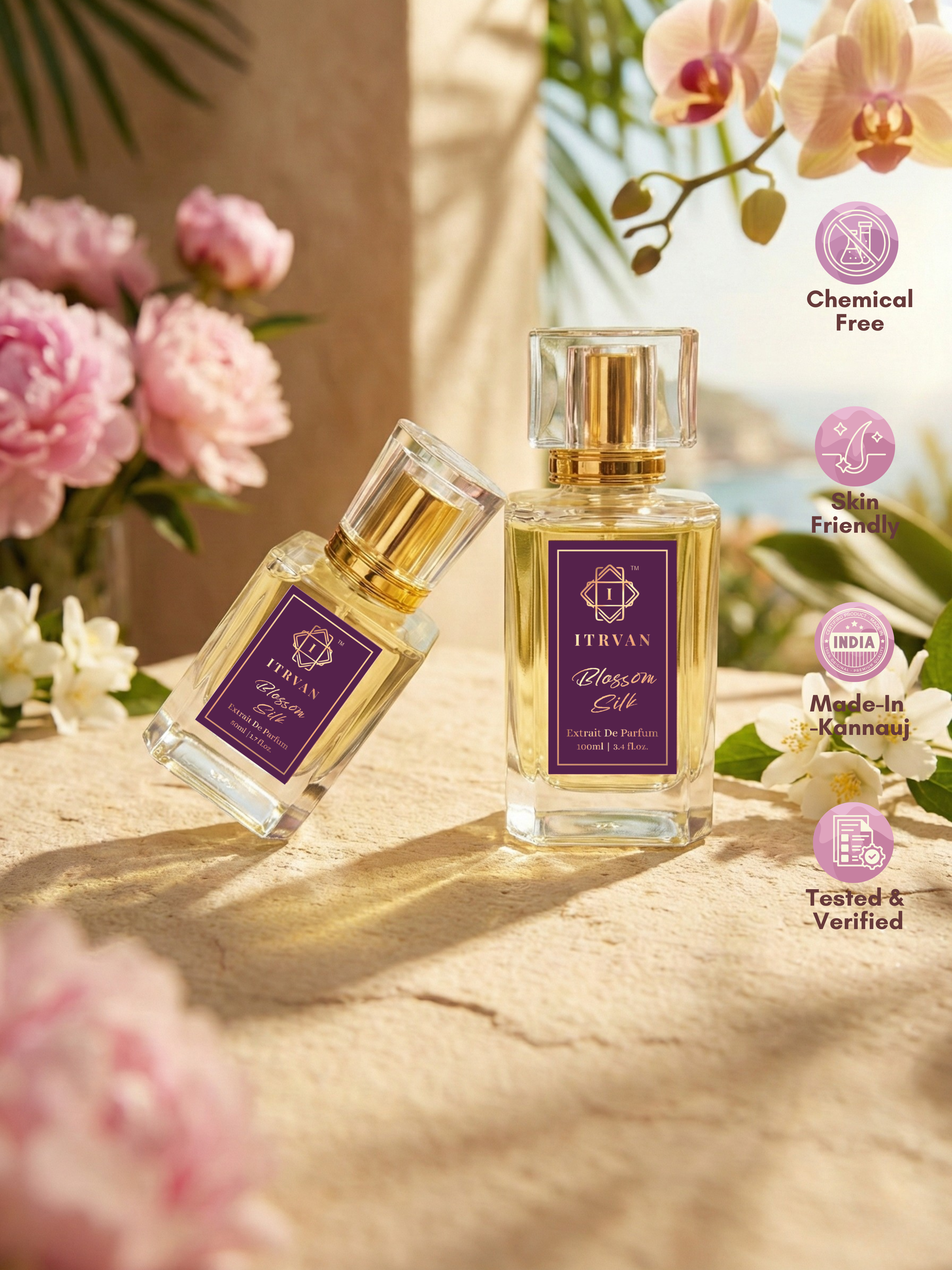 Blossom Silk – Extrait De Parfum Itrvan Perfumes