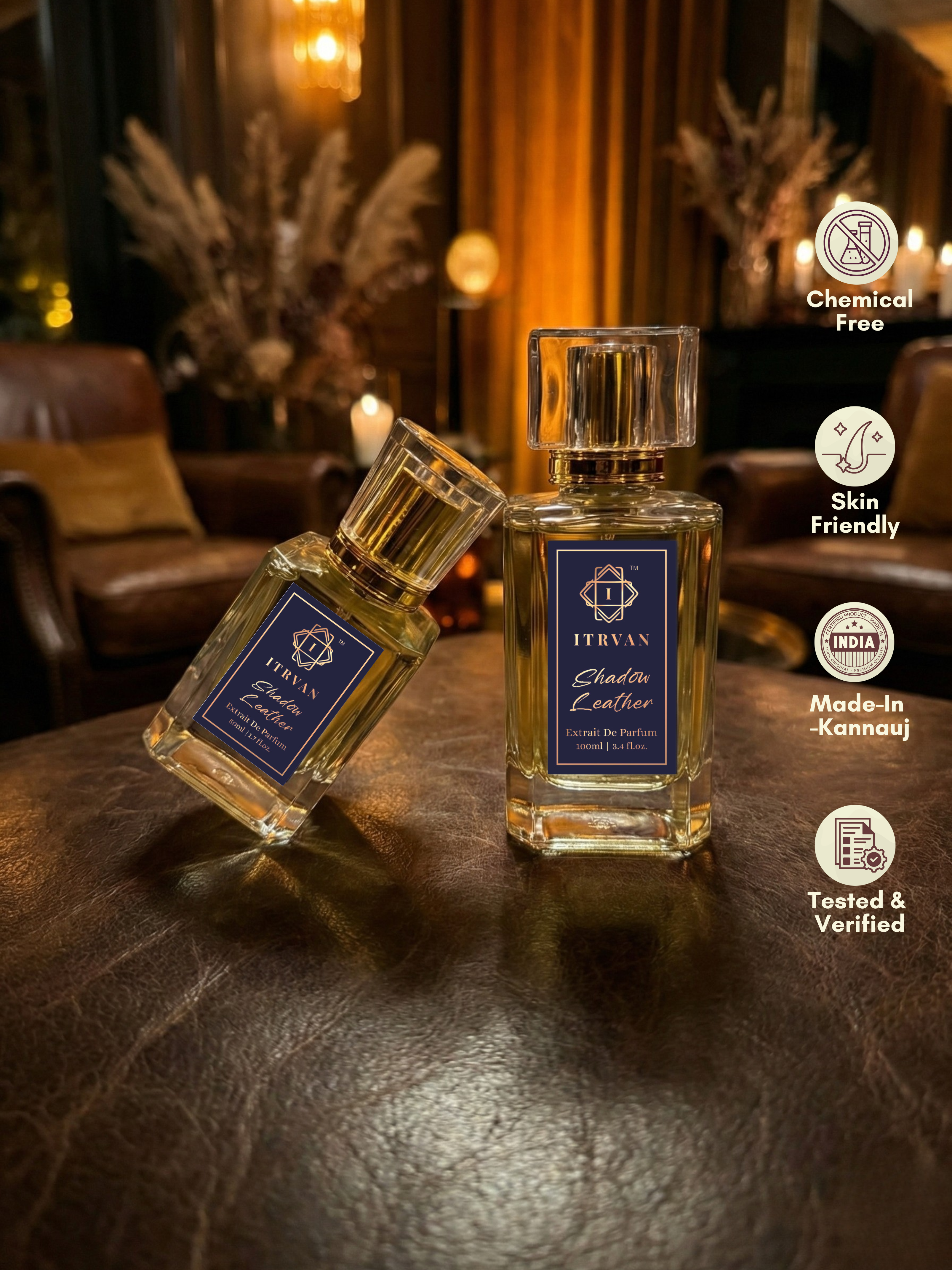 Shadow Leather – Extrait De Parfum Itrvan Perfumes