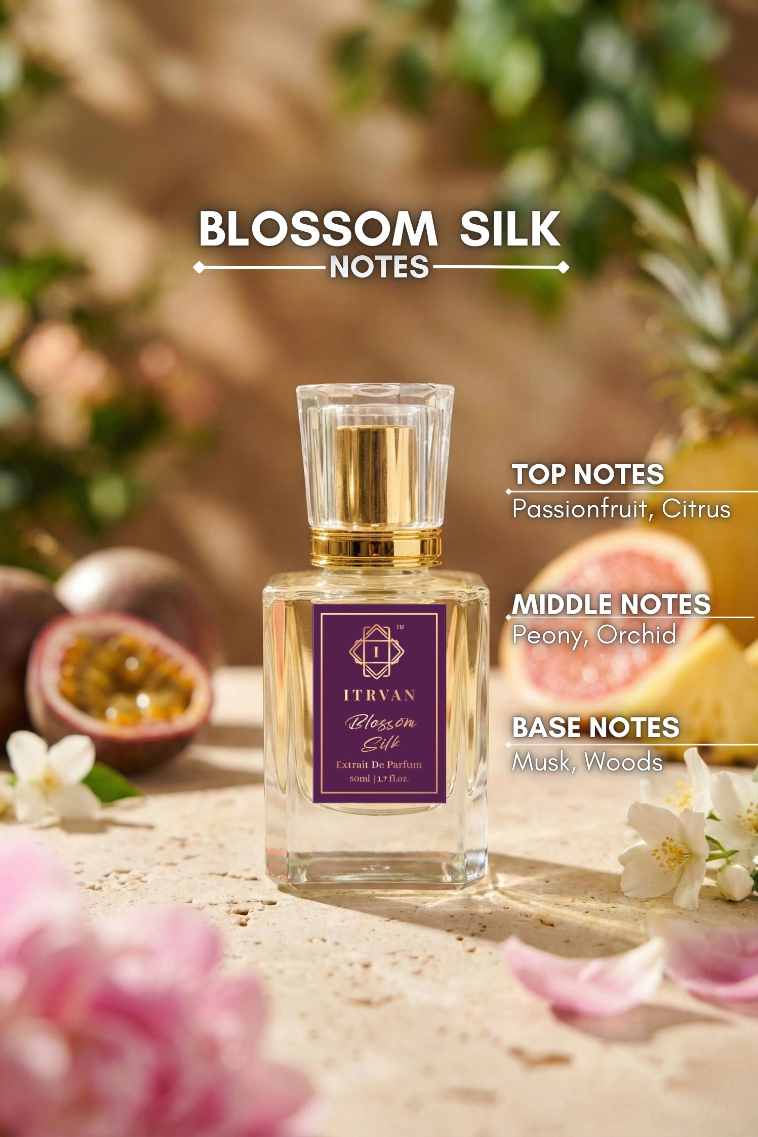 Blossom Silk – Extrait De Parfum Itrvan Perfumes
