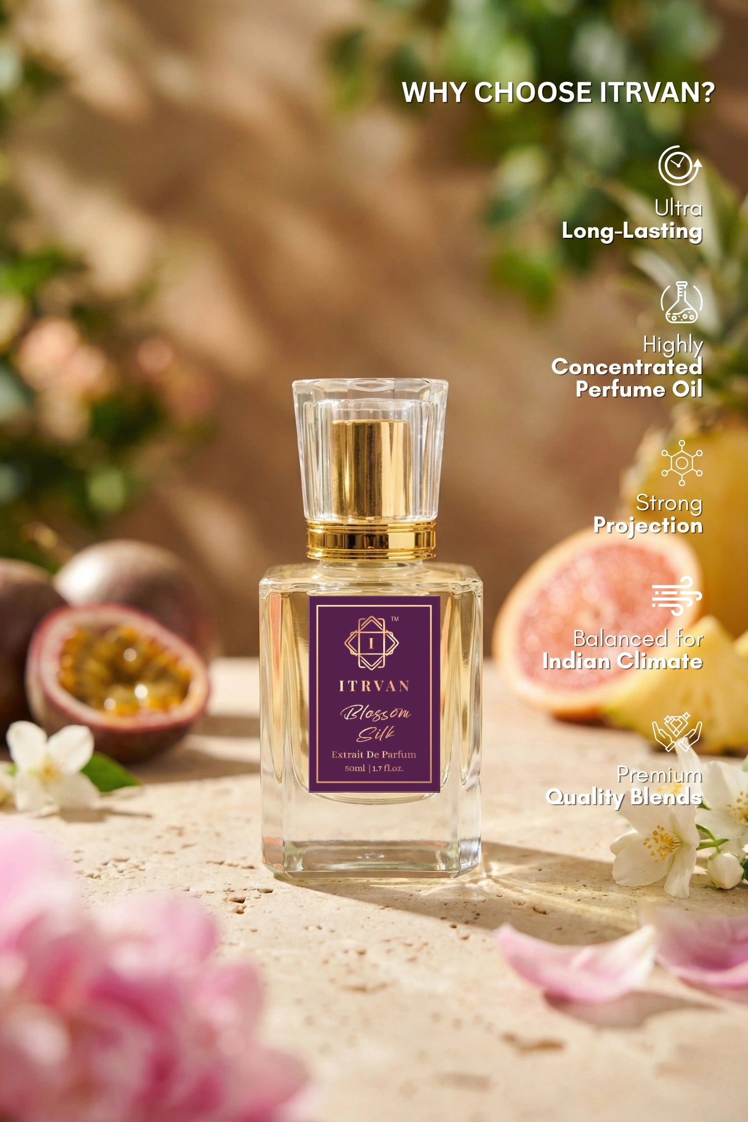 Blossom Silk – Extrait De Parfum Itrvan Perfumes