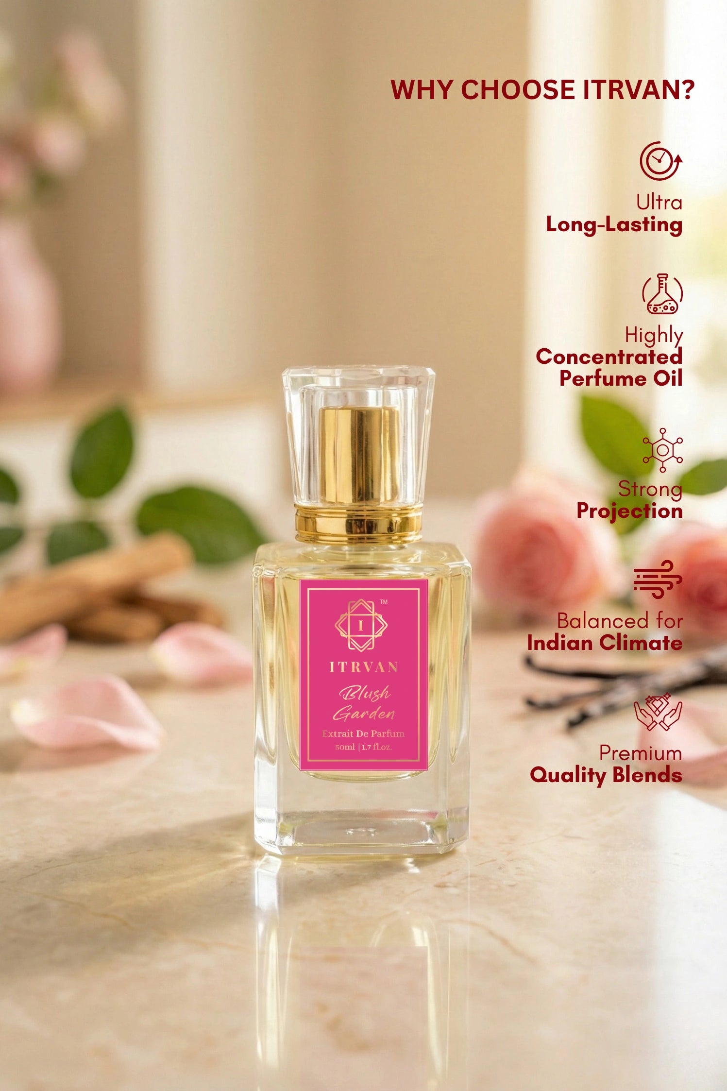 Blush Garden – Extrait De Parfum Itrvan Perfumes