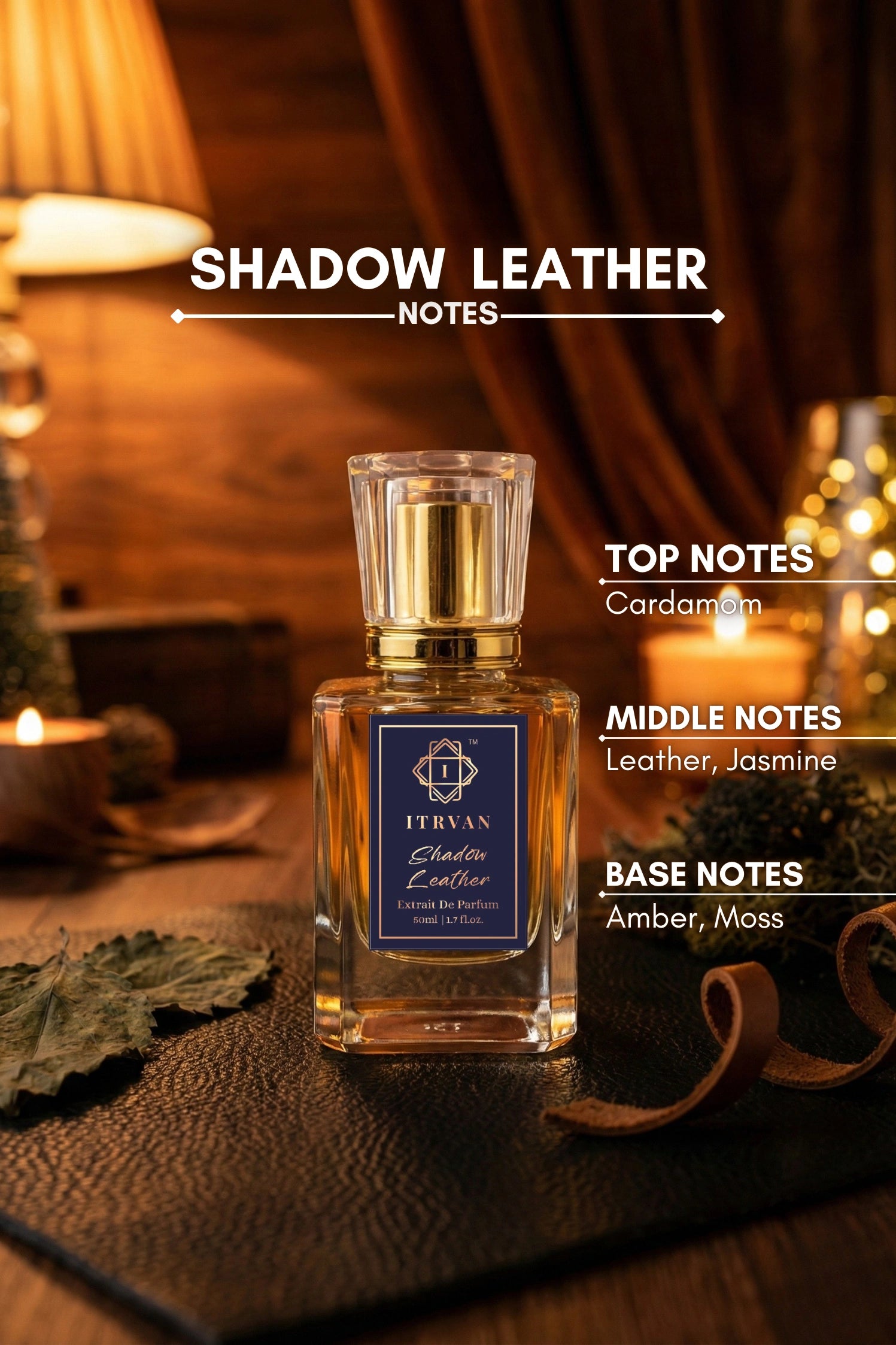 Shadow Leather – Extrait De Parfum Itrvan Perfumes