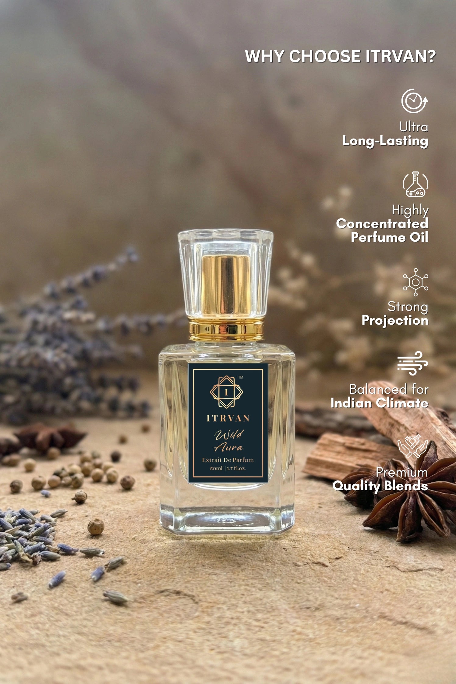 Wild Aura – Extrait De Parfum Itrvan Perfumes