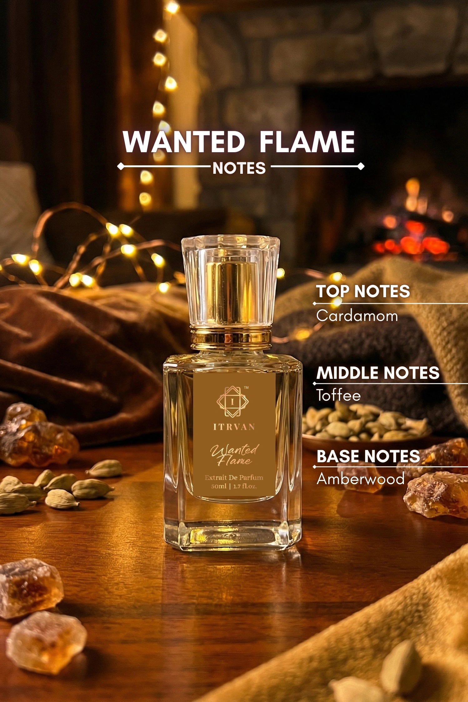 Wanted Flame – Extrait De Parfum Itrvan Perfumes