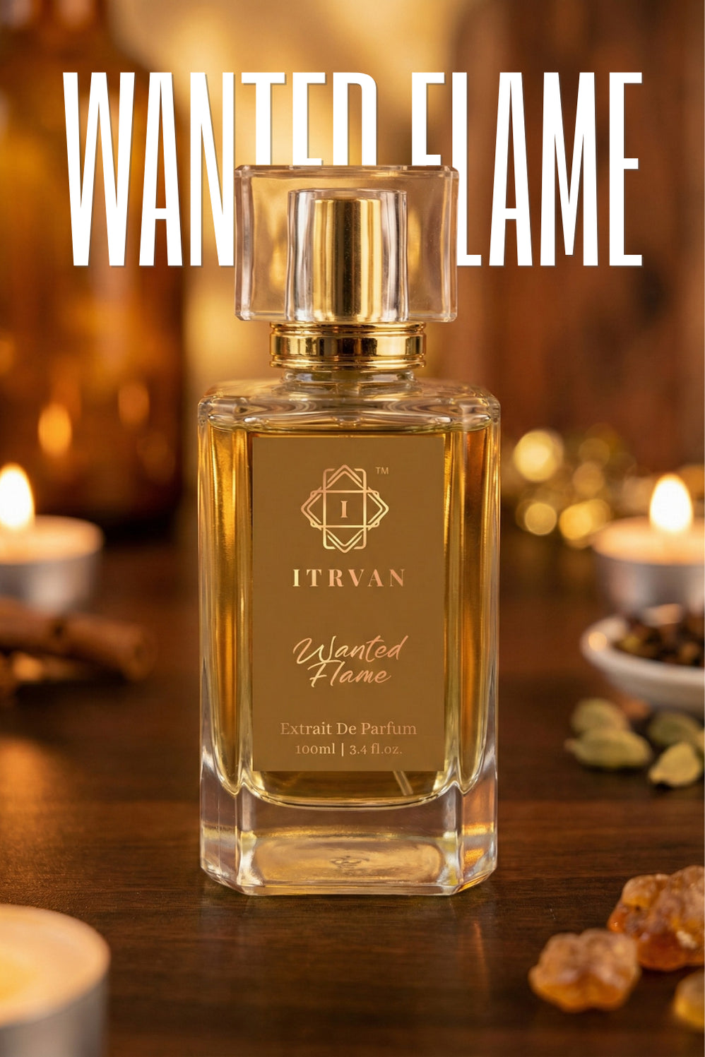 Wanted Flame – Extrait De Parfum Itrvan Perfumes